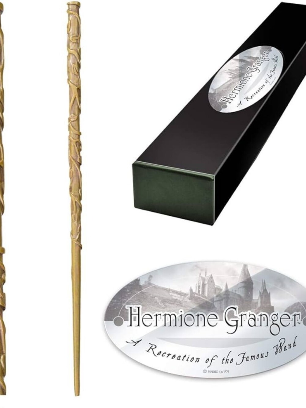 NWT Rare Harry Potter Hermione Granger Character Wand 15in Wizarding World Wand